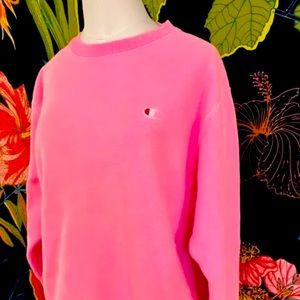 Pink champion sweatshirt
